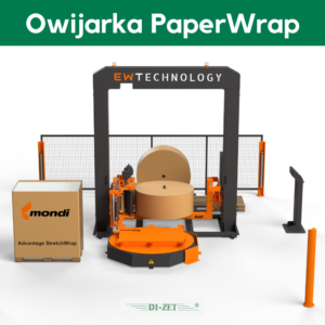 Read more about the article Owijarka do owijania palet papierem z opcją druku etykiety