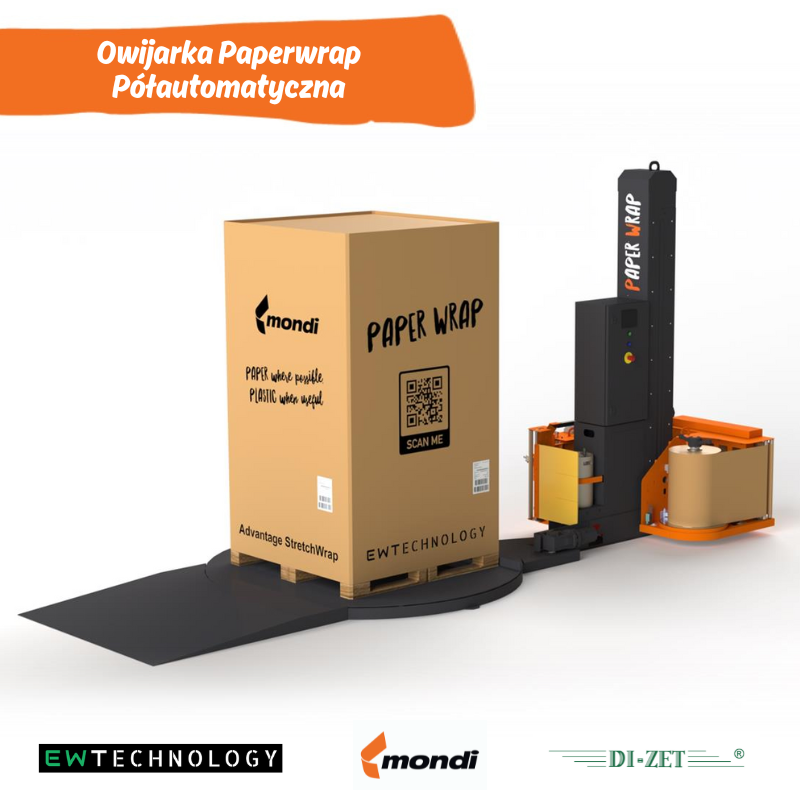 Owijarka PaperWrap Mini wersja półautomatyczna już dostępna na polskim rynku